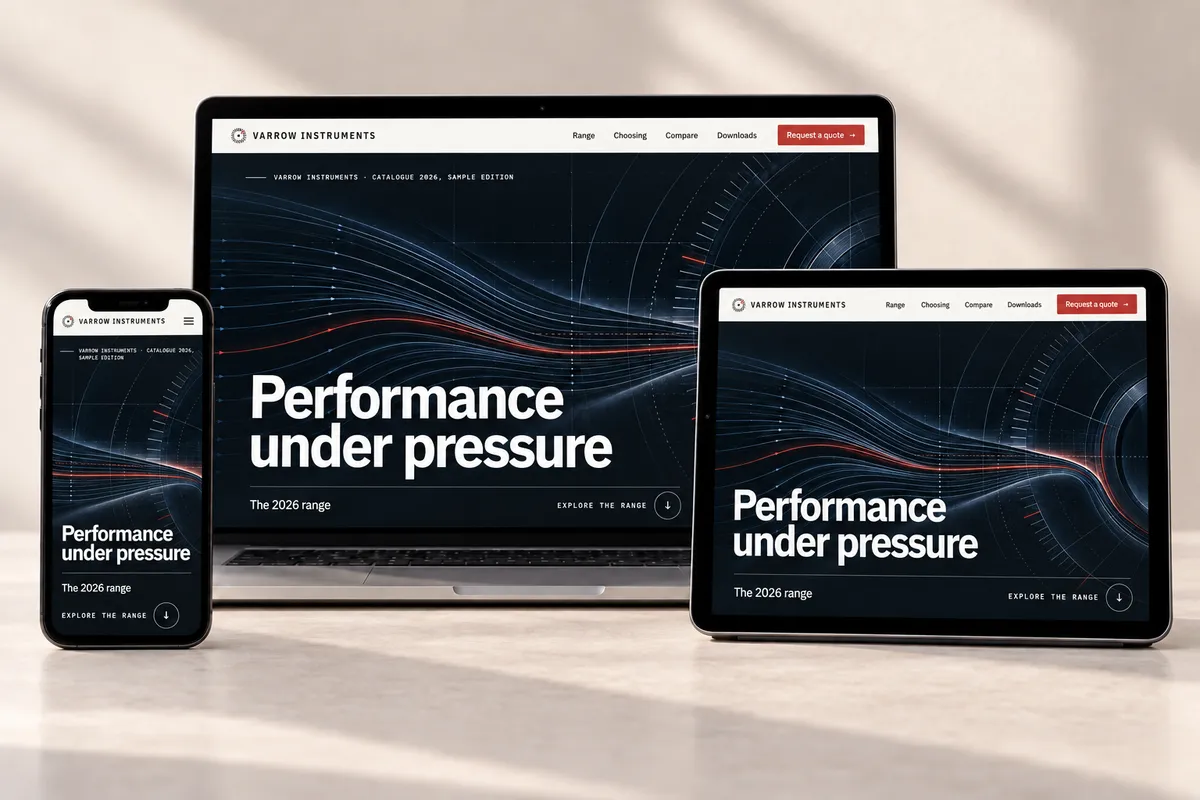 A product range Edition on a phone, a laptop and a tablet.